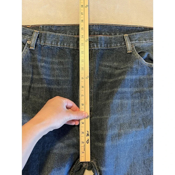 Levi’s 559 Jeans Men’s‎ 46 X 30 Blue Dark Wash Straight Leg - Picture 7 of 8